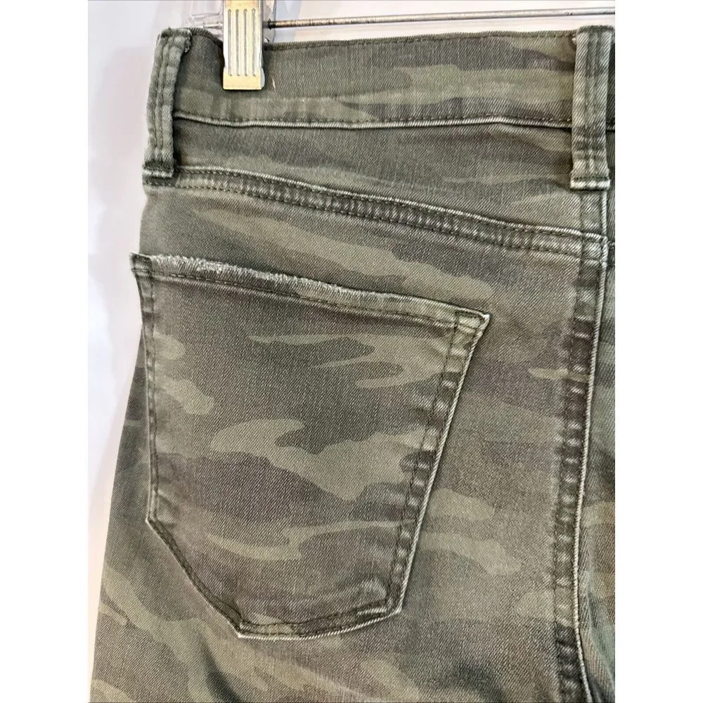 Lucky Brand Jeans Women' 4/27 (28x29) Brooke Legging Camo Mid Rise Stretch Denim - Picture 8 of 16